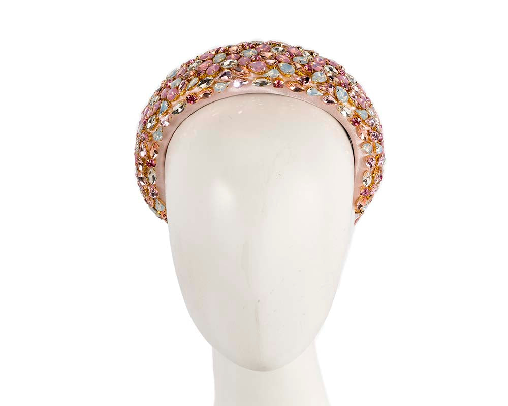 Crystal covered fascinator headband by Max Alexander-0